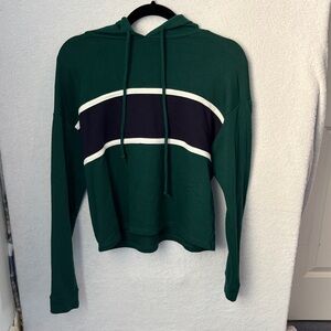 Green and Black Women's Hoodie